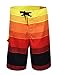 Nonwe Men's Striped Quick Dry Beachwear Board Shorts JFCB1611910-32