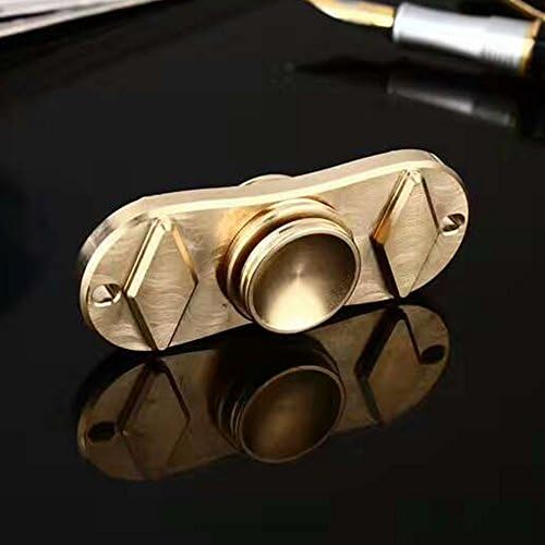 Up to 6 Minutes Spinning,The Best Brass Bi Fidget Spinner with Ceramics High-Precision Bearing, 360 Fidget Spinners Toy Stress Reducer High Speed Anti-Anxiety