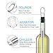 Wine Chiller Stick ZPTONE 3-in-1 Wine Bottle Cooler Stick Stainless Steel Freezer with Aerator and Pourer Decanter for Whiskey Cocktails Beer