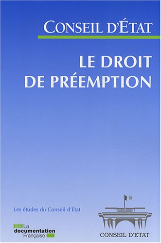 Le  droit de préemption