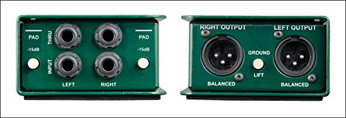 Radial JDI Stereo - Jensen Equipped 2-channel Passive Instrument Direct Box