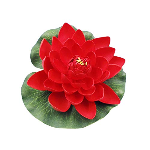 Shangwelluk Artificial Floating Foam Lotus Flowers For Pool