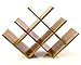 Wine Rack Wine Holder Wine Storage 8 Bottle Rack Horizontal Storage Compact Design Made of Organic Bamboo by Intriom Bamboo Collection
