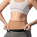 Copper Slim Waist Belt for Women - Workout Compression Belt Increases Sweat & Circulation (Black, S)