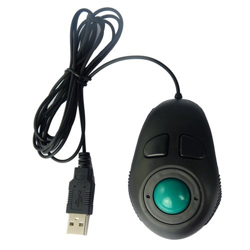 Yosoo Portable Finger Hand Held 4D USB Mini Trackball Mice Mini USB Mouse Off Table Without limitation of operational space