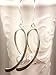 Lung cancer awareness earrings. Silver ribbon earrings with white Swarovski pearls.