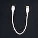 NewLobo(TM) Ultra Slim Extra Short 1 feet 0.3M USB 3.0 Superspeed Data Sync & Charging Cable for Samsung Galaxy S5 / Galaxy Note 3 N9000 N9002 N9005 Note III(1 feet)