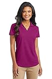 Port Authority Women's Dry Grid Polo, Large, Magenta