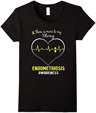 Womens Endometriosis Awareness Shirt  - There is More To My Story XL Black
