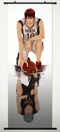 Kuroko No Basket Wall Scroll Poster Fabric Painting For Anime Kagami Taiga & Kuroko Tetsuya 014