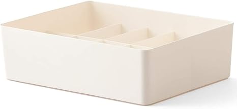 Amazon Co Jp Uandm 下着収納ボックス ホームカバー 下着 仕上げボックス プラスチックブラ ソックス コンパートメント 収納 肌に優しい素材 ミニマリストデザイン ホワイト 15グリッド 15lattice U8 ホーム キッチン