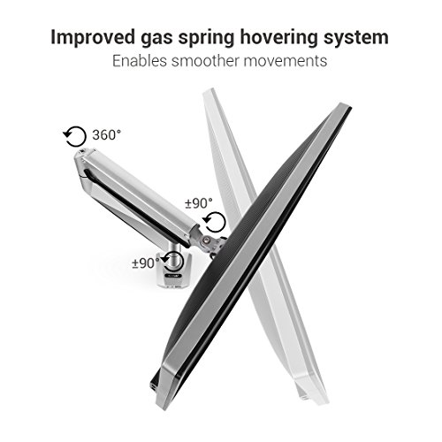 image for Loctek D7R Swivel Gas Spring Single LCD Arm Stand monitor Mount, Suppo