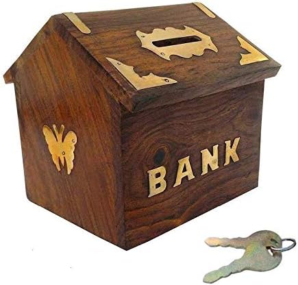 childrens wooden money box
