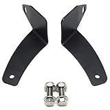 RustProof 1 Pair of Aluminium Alloy Forward Mount LED Light Bar Brackets LED Cube for Polaris RZR XP 1000 RZR S 900 Light Bar Mounting Clamps
