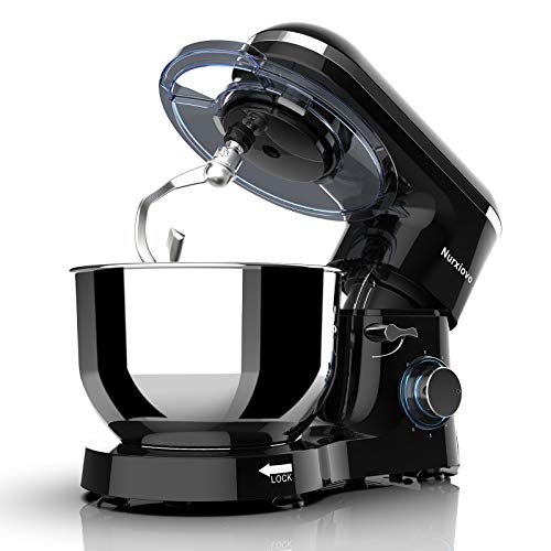 Nurxiovo 6.5QT Stand Mixer 660W Electric Mixer Kitchen TiltHead Food