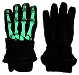 N'Ice Caps Kids Glow in the Dark Skeleton Waterproof Thinsulate Gloves