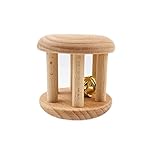 Promise Babe Baby Gym Organic Wooden Rattle Wooden Bells Rattles Nursing Waldorf Toys