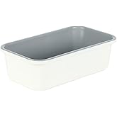 Sur La Table Kitchen Essentials Bake Sale 9 X 5 Inch PFOA, PFAS, PTFE Free Nonstick Loaf Pan - Linen White