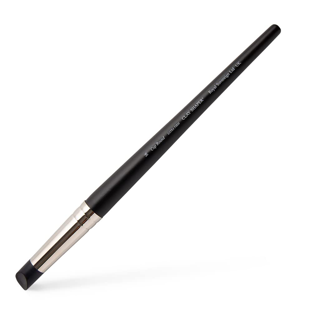 Colour Shaper Cup Round 16 Extra Firm Painting Shaper Brush - Black