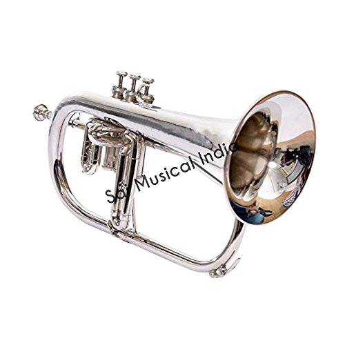 Sai Musical India Flugel Horn 3 Valve, Bb (Nickel)
