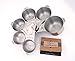 Culina Stackable Measuring Cups 6-pcs Set Stainless Steel