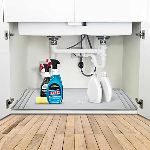 Croc Liner Under Sink Mat Waterproof Liner for Kitchen and