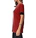 Sarin Mathews Women's Casual Round Neck Loose Fit Short Sleeve T-Shirt Blouse Tops Burgundy XL