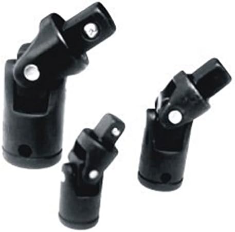 3pc Universal Impact Joints 1/4" 3/8" 1/2" (SLC) Hand Tool CR-V Durable