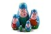 Matryoshka Matrioska Babuska Russian Nesting Wooden Doll Peppa Pig Matryoshika Babushka 5 Pcs Stacking Hand Painting Beautiful Nested Craft Matriosjka Matrioska Matreshka Matrjoska Matroeska