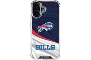 Skinit Clear Phone Case Compatible with iPhone 16 - Officially Licensed NFL Buffalo Bills Design