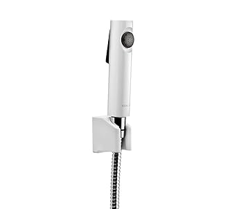 Kohler - 98100IN-0 Cuff Health Faucet, Premium Hygiene Spray with Metal Hose and Holder (White)