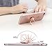 Phone Holder SOYAA 2Pack Finger Ring Stand Water Drop Shape Zinc Alloy 360°C Rotation Cellphone Holder Car Mount Universal Use for Mobilephones and Tablets (Rose+Gold)
