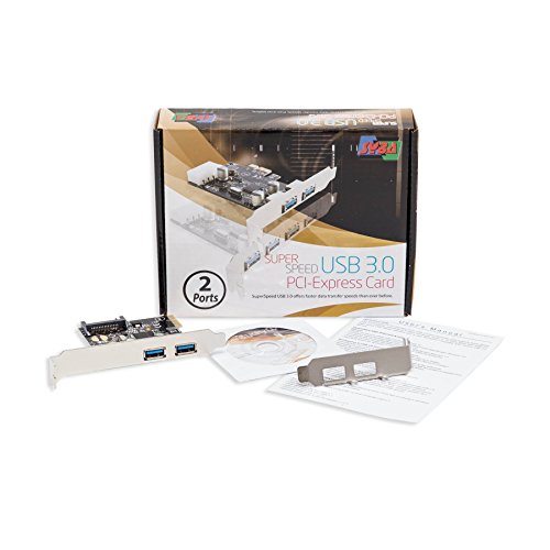 I/O Crest 2 Port USB 3.0 PCIe 2.0 x1 Card Components SD-PEX20158