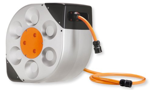 Claber 8990 Automatic Rotoroll Wall Mount Swivel Garden Hose Reel with 66-Feet 1/2-Inch Hose