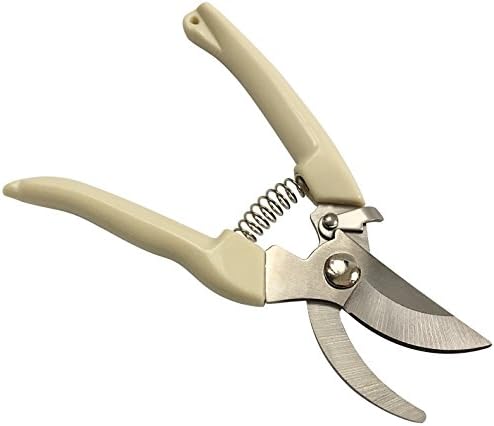 Charmsong Pruning Shears Extra Hardness Extra Sharp Tree Clippers Garden Hand Pruners - Cutting Easier Ergonomic, Comfortable Slip-Less Effort,Bypass Pruning Shears with Safety Lock Gardening Scissors