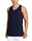 Russell Athletic Men's Basic Cotton Tank Top, Navy, 3X-Large