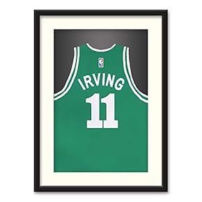 Athletes Jersey Theme Black Framed for Bedroom Livingroom
