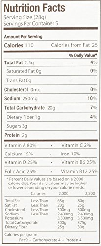 Bitsy's Brainfood Multi-Pack Organic Smart Crackers, Maple Carrot Crisp, 1 Ounce Bag (5 Count)