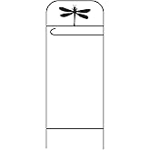 Briarwood Lane Wrought Iron Dragonfly Garden Flag Arbor