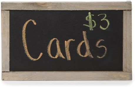 Salvaged Natural Wooden Chalkboard - Small 6in