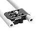 Movo CAB1000 15mm Modular Rod Clamp Adapter - Mounts Cameras, Monitors, Recorders to Rigs with Multiple 1/4