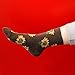 PanPacSight 2 Pack of Women Girls Novelty Funny Sunflower Crew Socks, Cute Funky Floral Christmas Wear, SIze 8-13