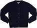 French Toast School Uniform Girls Anti-Pill Crew Neck Cardigan Sweater