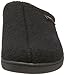 Haflinger Unisex AT Boiled Wool Hard Sole Slipper, Black, 40 EU/ 9 M US Women's/7 D US Men