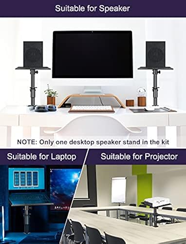 Studio Monitor Speaker Stand Desk Clamp 