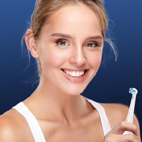CALLYSONIC Heads Compatible with Oral B IO 2/3/4/5/6/7/8/9/10 Electric Brushes, Care for Your Teeth and Gums (6 Black/White)