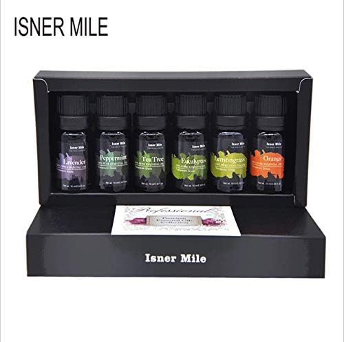 Pure Natural Aromatherapy Oils Floral Set of 6 Premium Grade Fragrance Oils - Violet, Jasmine, Rose, Lilac, Freesia, Gardenia - 10ml