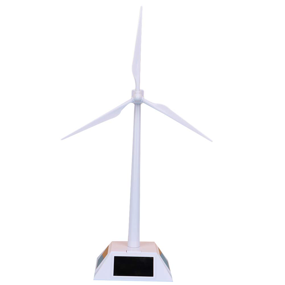 Solar Windmill Toy Intelligent Solar Windmill Pinwheel Model Deasktop Windmill Children Toy Science Teaching Tool Home Decoration