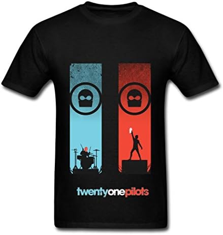 Twenty One Pilots Tour 2016 Graphic T Shirt For Men Black M