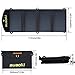SUAOKI 25W Solar Charger Portable Foldable Solar Panel Sunpower Mono-Crystalline Universal Phone Charger with 2-Port USB Ports, TIR-C Technology for All USB Device